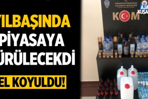Kuşadası'nda Yılbaşı Öncesi Sahte İçki Operasyonu