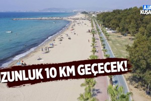 Aydın Büyükşehirden Kuşadası'na Bisiklet ve Yürüyüş Yolu