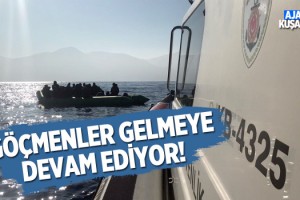 Kuşadası Açıklarında 64 Göçmen Kurtarıldı!
