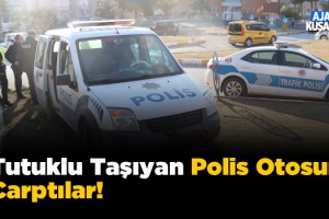 Kuşadası'nda Hatalı Şerit Değiştiren Araç Polis'e Çarptı!