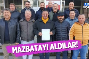 Yeniden Esnaf Odası Başkanı Seçilen Çalım Mazbatasını Aldı!