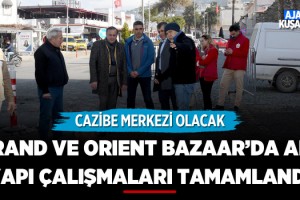 Grand ve Orient Bazaar'da Alt Yapı Çalışmaları Tamamlandı