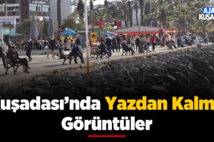 Güzel Hava Kuşadalıları Dışarıya Döktü
