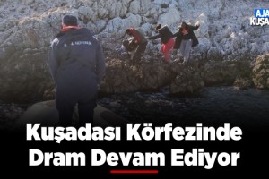Kuşadası'nda 9 Göçmen Kurtarıldı