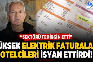 Kuşadası'nda Elektrik Faturaları Otelcileri İsyan Ettirdi!