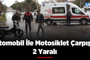 Kuşadası'nda Motosiklet Kazası: 2 Yaralı