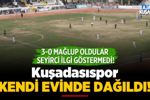 Kuşadasıspor Kendi Evinde Dağıldı! 0-3