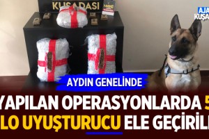 Aydın'da Yapılan Operasyonlarda 5 Kilo Uyuşturucu Ele Geçirildi