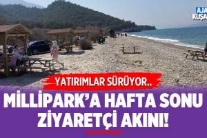 Güzelçamlı Milli Park'a Hafta Sonu Ziyaretçi Akını!