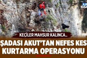 Kuşadası AKUT'tan Nefes Kesen Kurtarma Operasyonu!