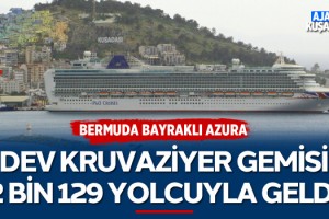 Dev Kruvaziyer 2 bin 129 Yolcuyla Kuşadası'nda