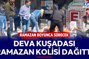 DEVA Kuşadası Ramazan Kolisi Dağıttı