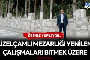 Güzelçamlı Mezarlığı Yenileme Çalışmaları Bitmek Üzere