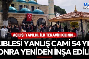 Kıblesi Yanlış Olan Cami 54 Yıl Sonra Yeniden İnşa Edildi!