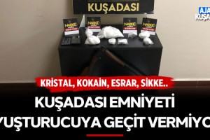Kuşadası Emniyeti Uyuşturucuya Geçit Vermiyor