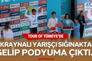 Ukraynalı Yarışçı Buts, Sığınaktan Gelip Tour of Türkiye'de Podyuma Çıktı
