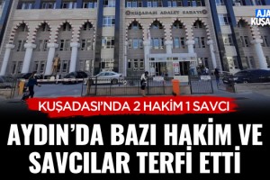Aydın'da Bazı Hakim ve Savcılar Terfi Etti