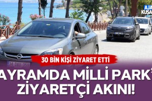 Bayramda Milli Park'a Ziyaretçi Akını!