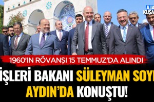 İçişleri Bakanı Soylu Aydın'da Konuştu!