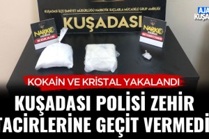 Kuşadası Polisi Zehir Tacirlerine Geçit Vermedi!