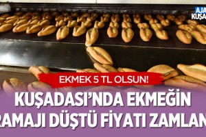 Kuşadası'nda Ekmeğin Gramajı Düştü Fiyatı Zamlandı!