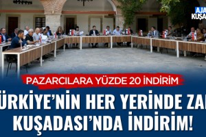 Türkiye'nin Her Yerinde Zam Kuşadası'nda Belediye'den İndirim!