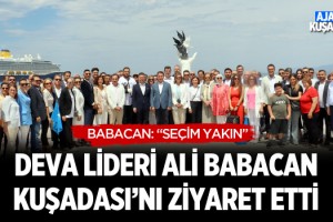DEVA Lideri Ali Babacan Kuşadası'nda