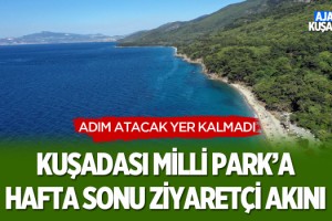 Kuşadası Milli Park'a Hafta Sonu Ziyaretçi Akını