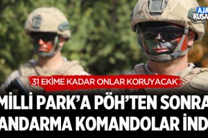 Kuşadası Milli Park'a Pöh'ten Sonra Komandolar İndi!