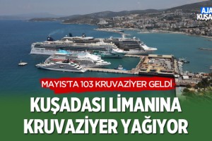 Kuşadası'na Kruvaziyer Yağıyor