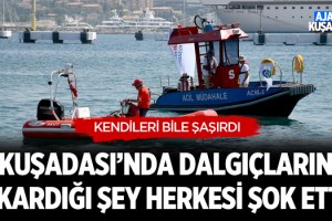 Kuşadası'nda Dalgıçların Çıkardığı Şey Herkesi Şok Etti!