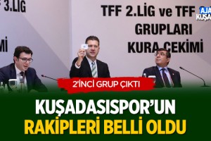 Kuşadasıspor'un Rakipleri Belli Oldu