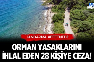 Aydın'da Orman Yasaklarını İhlal Eden 28 Kişiye Ceza!