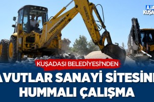 Belediye'den Davutlar Sanayi Sitesinde Hummalı Çalışma