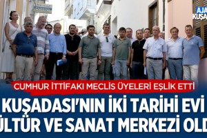 Kuşadası'nın İki Tarihi Evi Kültür ve Sanat Merkezi Oldu
