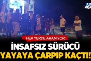 İnsafsız Sürücü Yayaya Çarpıp Kaçtı!