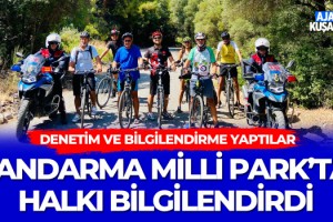 Jandarma Milli Park'ta Halkı Bilgilendirdi