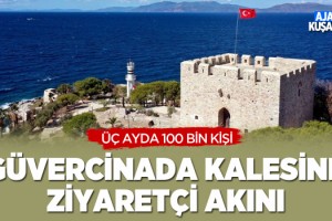 Kuşadası Güvercinada Kalesine Ziyaretçi Akını