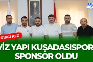 Eviz Yapı Kuşadasıspor'a Sponsor Oldu
