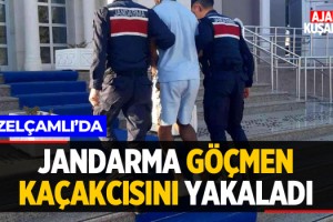 Jandarma Göçmen Kaçakçısını Yakaladı!