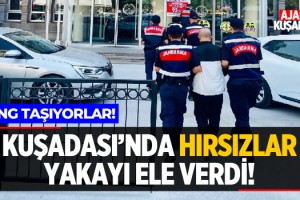 Kuşadası'nda Hırsızlar Yakayı Ele Verdi!