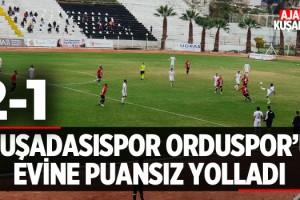 Kuşadasıspor Orduspor'u Evine Puansız Yolladı!