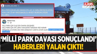 'Milli Park Davası Sonuçlandı' Haberleri Yalan Çıktı!