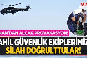 Sahil Güvenlik Ekiplerimize Silah Doğrulttular!