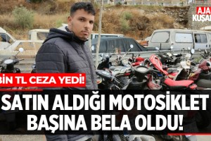 Satın Aldığı Motosiklet Başına Bela Oldu!