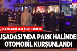 Kuşadası'nda Park Halindeki Otomobil Kurşunlandı!