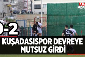 Kuşadasıspor Devreye Mutsuz Girdi