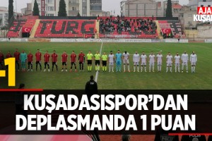 Kuşadasıspor'dan Deplasmanda 1 Puan