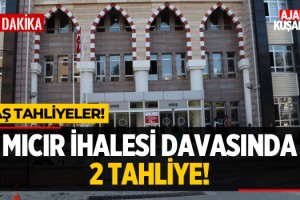 Mıcır İhalesi Davasında 2 Tahliye!