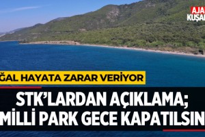 STK'lardan Açıklama: 'Milli Park Gece Kapatılsın'